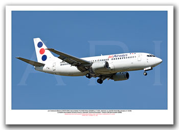 YU-AND - Jat Airways Boeing B737-3H9 (Msn 23329 Ln 1134) - 01