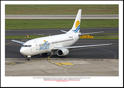 YU-ANK- Aviolet Boeing 737-3H9   (Msn 23715 Ln 1310) ) - 02