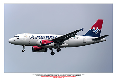 YU-APC - Air Serbia Airbus A319-131, (Msn 2621) - 01