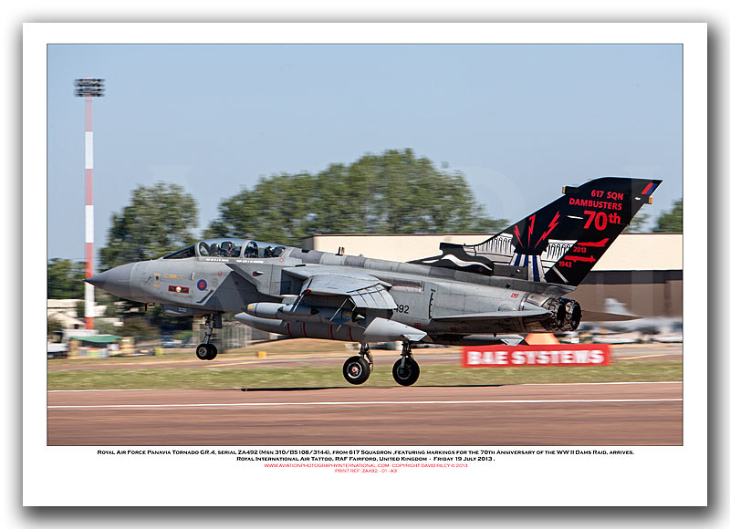 ZA492 - Royal Air Force Panavia Tornado GR.4  (Msn 310/BS108/3144) - 01
