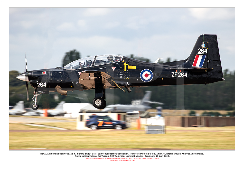 ZF264 - Royal Air Force Short Tucano T.1 (Msn S53/T48) - 01