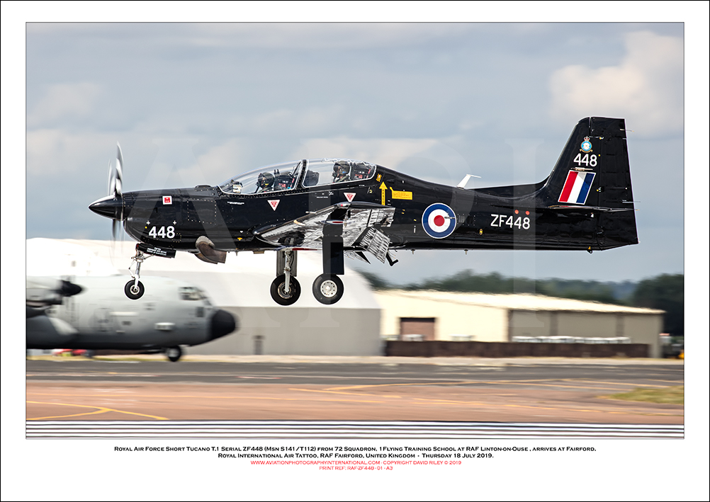 ZF448 - Royal Air Force Short Tucano T.1 (Msn S141/T112) - 01