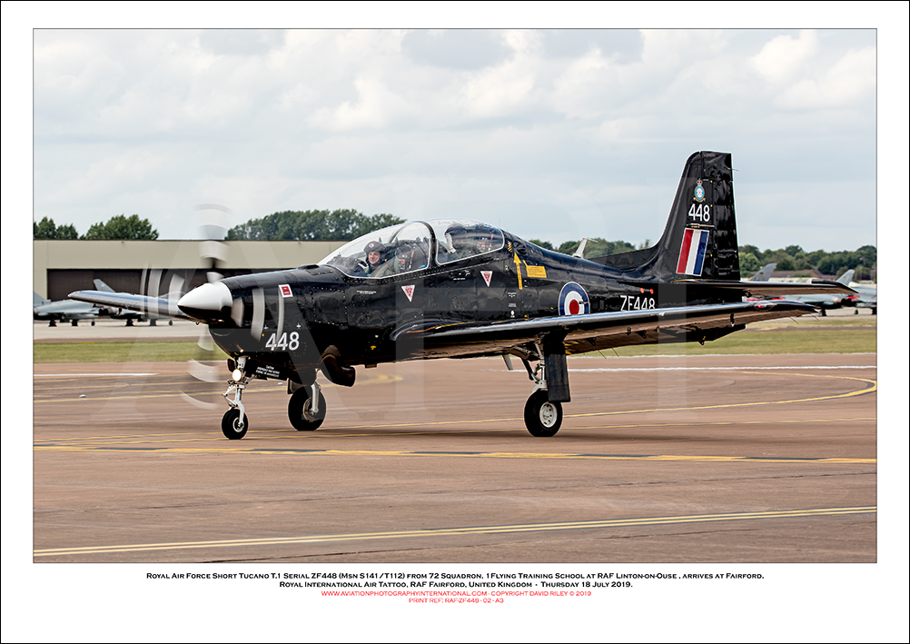 ZF448 - Royal Air Force Short Tucano T.1 (Msn S141/T112) - 02