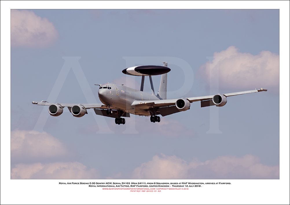 ZH103 - Royal Air Force Boeing E-3D Sentry AEW.1  (Msn 24111 Ln 1004) - 01