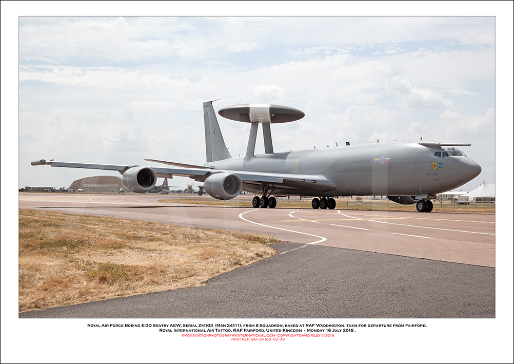 ZH103 - Royal Air Force Boeing E-3D Sentry AEW.1  (Msn 24111 Ln 1004) - 03