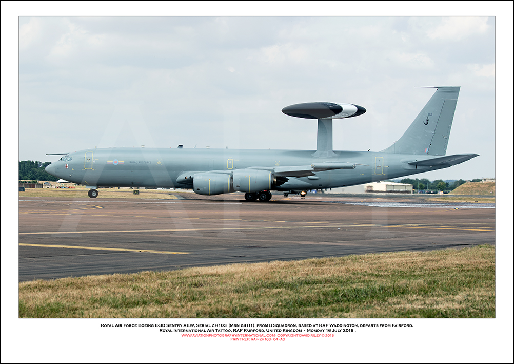 ZH103 - Royal Air Force Boeing E-3D Sentry AEW.1  (Msn 24111 Ln 1004) - 04