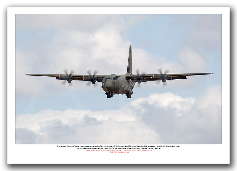 ZH885 - Royal Air Force Lockheed Martin C-130J Hercules C.5  (Msn 382-5483) - 01