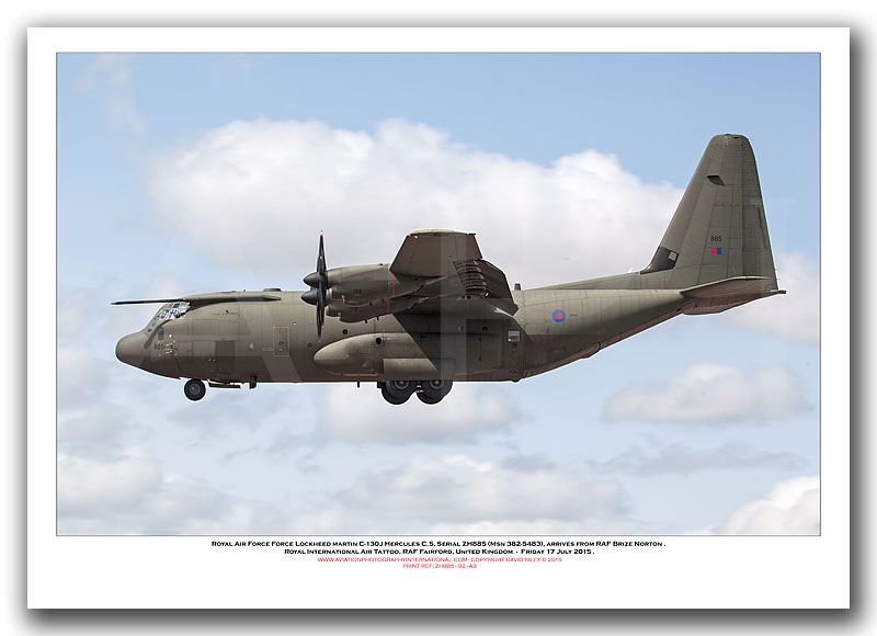 ZH885 - Royal Air Force Lockheed Martin C-130J Hercules C.5  (Msn 382-5483) - 02