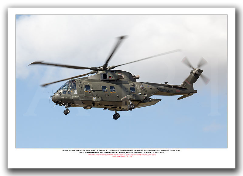 ZJ121 - Royal Navy EHI EH-101 Merlin HC.3 (Msn 50099/RAF05) - 01