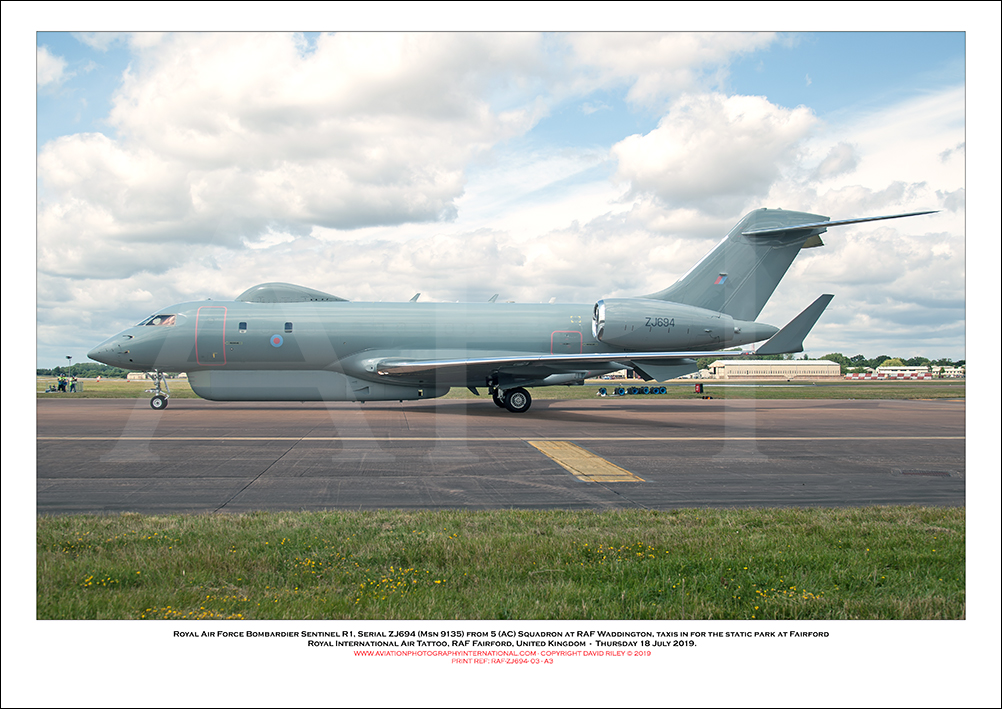 ZJ694 - Royal Air Force Bombardier Sentinel R1 (Msn 9135) - 03