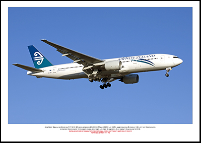 ZK-OKH - Air New Zealand Boeing 777-219 ER (Msn 34379 Ln 605), - 01