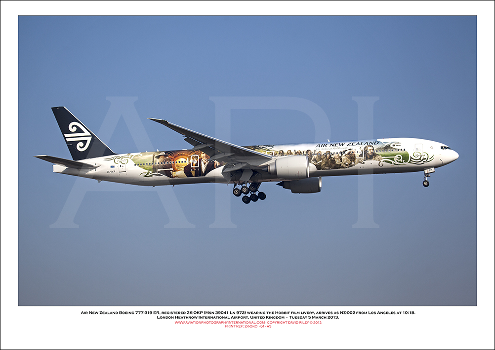 ZK-OKP - Air New Zealand Boeing 777-319 ER (Msn 39041 Ln 972) - 01