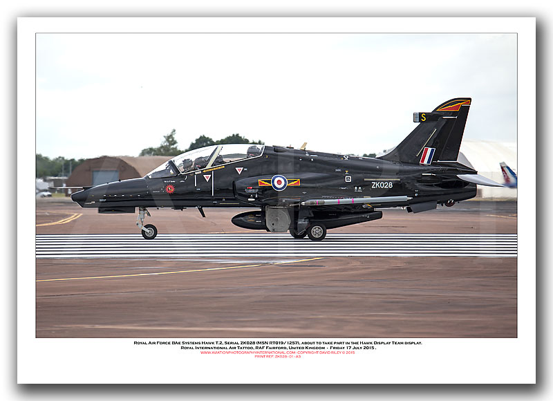 ZK028 - Royal Air Force BAe Systems Hawk T.2 (Msn RT019/1257) - 01