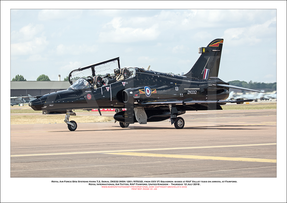 ZK032 - Royal Air Force BAe Systems Hawk T.2 (Msn 1261/RT032) - 01