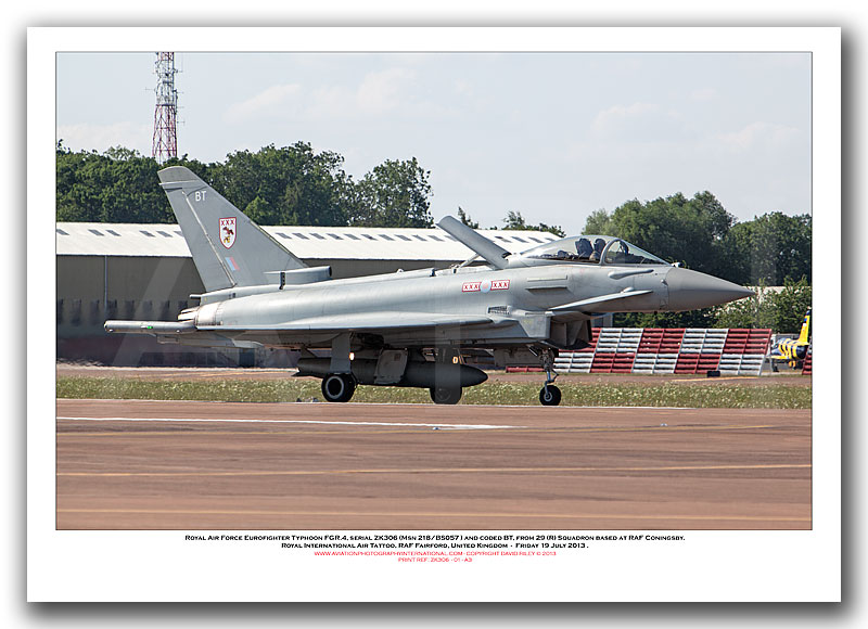 ZK306 - Royal Air Force Eurofighter Typhoon FGR.4,  (Msn 218/BS057) - 01