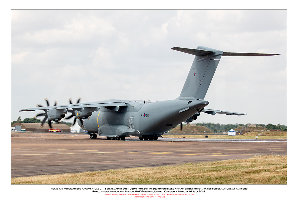 ZM411 - Royal Air Force Airbus A400M Atlas C.1  (Msn 039) - 02
