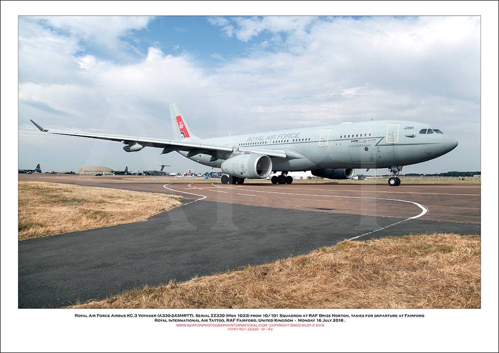 ZZ330 - Royal Air Force Airbus KC.3 Voyager (A330-243MRTT  (Msn 1046) - 01