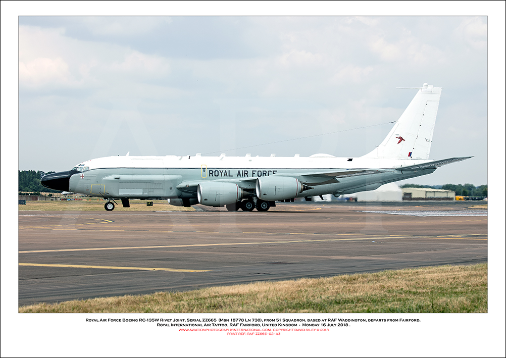 ZZ665 - Royal Air Force Boeing RC-135W Rivet Joint  (Msn 18778 Ln 730) - 02