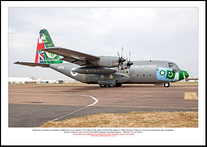 PAKISTAN-4178 - Pakistan Air Force Lockheed C130E Hercules,  (Msn 4178) - 01